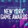 ANUNCIADOS LOS NOMINADOS A LOS NEW YORK GAME AWARDS 2025