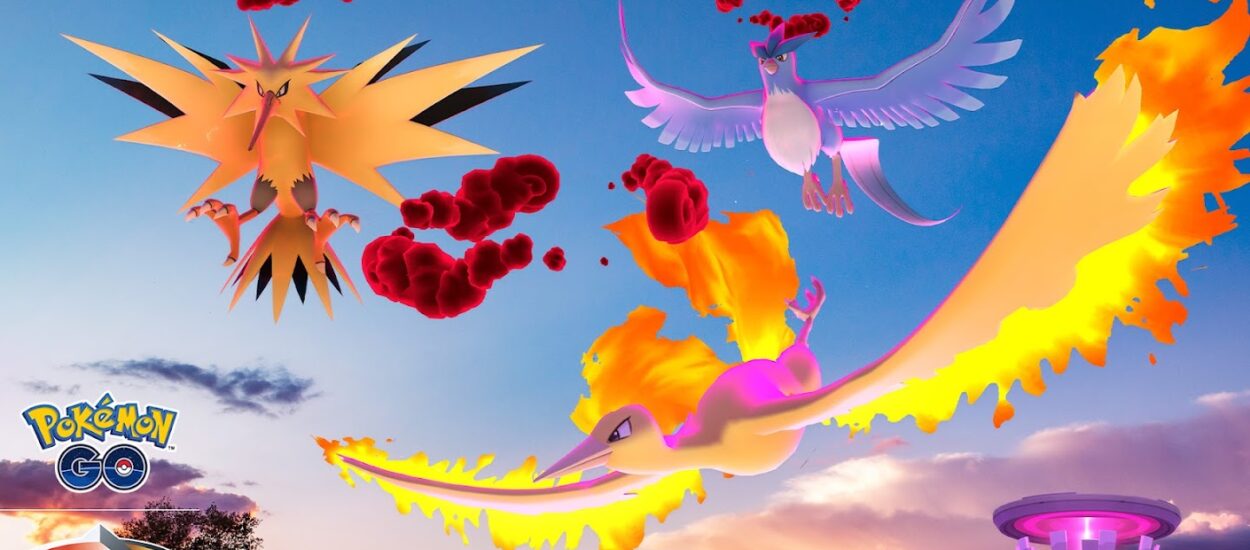 ARTICUNO, ZAPDOS Y MOLTRES DINAMAX HARÁN SU DEBUT EN POKÉMON GO