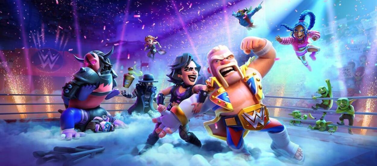 LAS ESTRELLAS DE LA WWE LLEGAN A CLASH OF CLANS