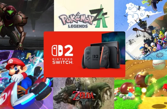 SE REVELAN LOS TAMAÑOS DE LOS PRIMEROS JUEGOS DE NINTENDO SWITCH 2