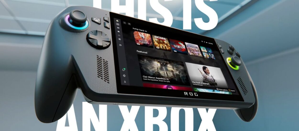 XBOX HANDHELD ES REAL: MICROSOFT PRESENTA LA ROG XBOX ALLY PARA JUGAR EN CUALQUIER LADO