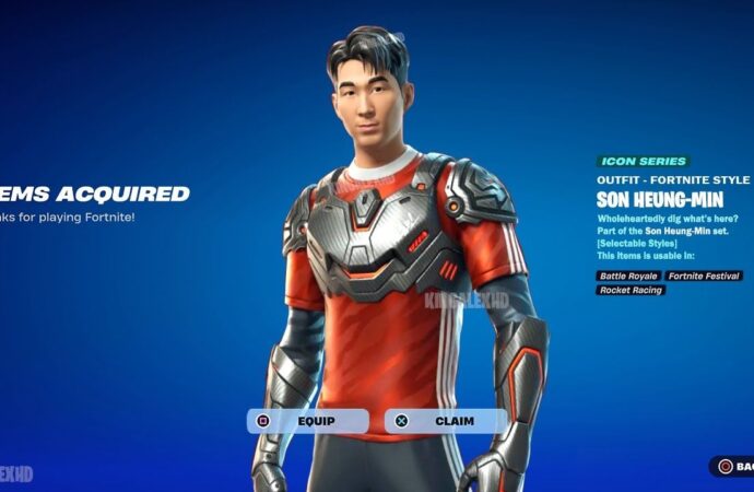 FORTNITE CONFIRMA UNA COLABORACIÓN CON EL FUTBOLISTA HEUNG‑MIN SON