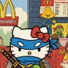 HELLO KITTY X TORTUGAS NINJA: BATALLA CAMPAL POR CONSEGUIR COLECCIONABLES
