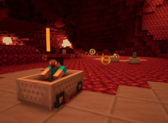 SONIC RACING CROSSWORLDS SE CRUZA CON MINECRAFT EN UN PACK LLENO DE BLOQUES Y VELOCIDAD