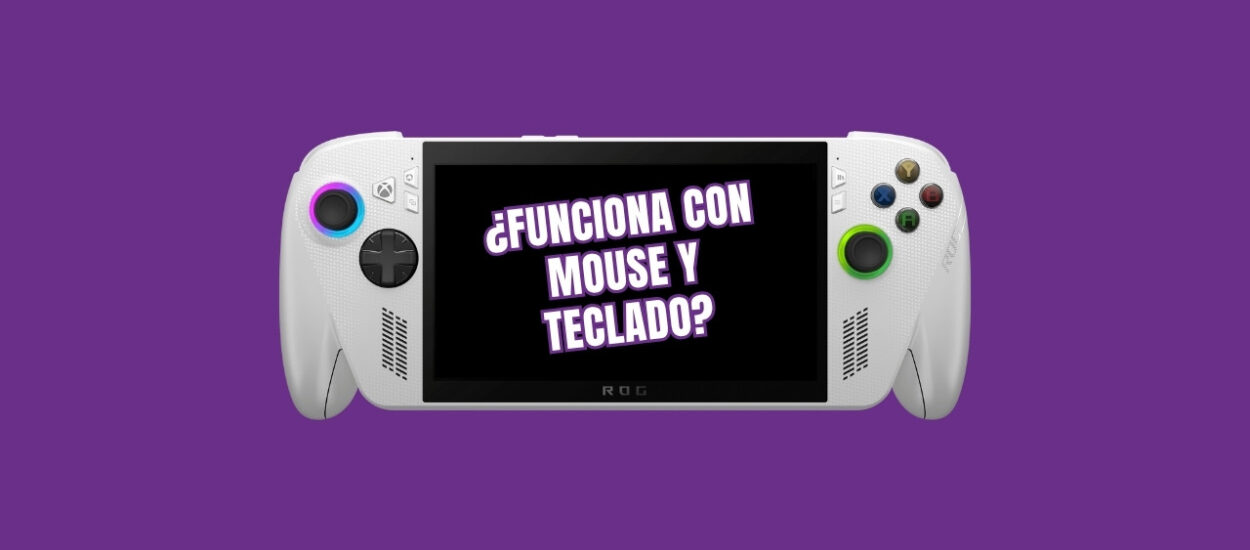 ¿SE PUEDE CONECTAR MOUSE Y TECLADO A LA ROG XBOX ALLY?