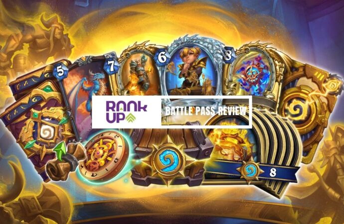 APENAS RANGO ORO PARA EL PASE DE TABERNA DE HEARTHSTONE: ACROSS THE TIMEWAYS