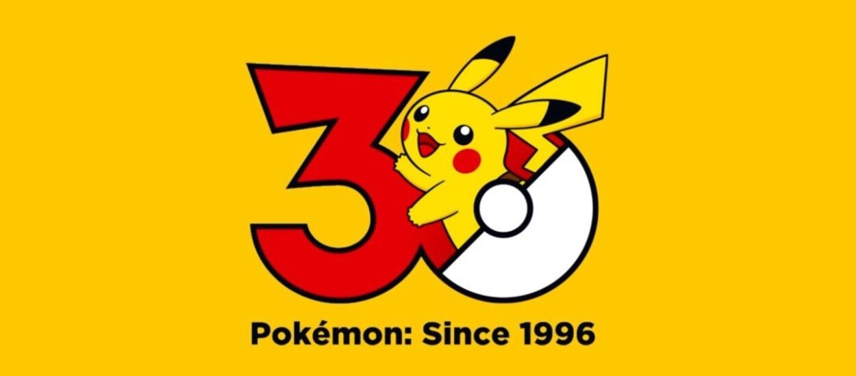 POKÉMON CELEBRARÁ SU 30º ANIVERSARIO CON ANUNCIOS ESPECIALES