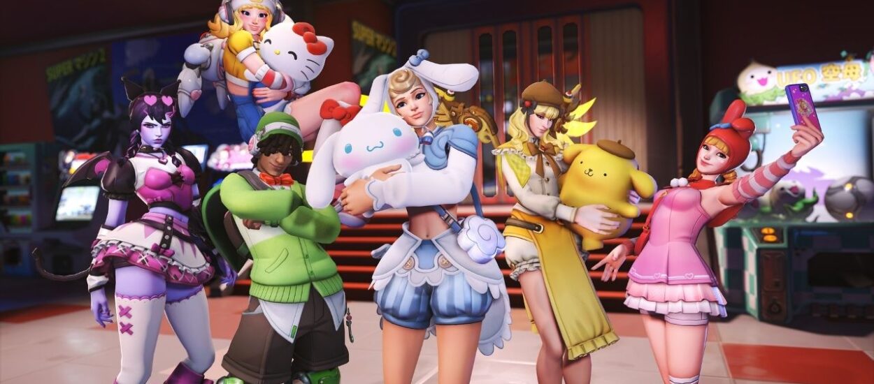 DISPAROS CON DOSIS DE TERNURA. CHECA LO ÚLTIMO DE LA NUEVA COLABORACIÓN ENTRE OVERWATCH Y HELLO KITTY