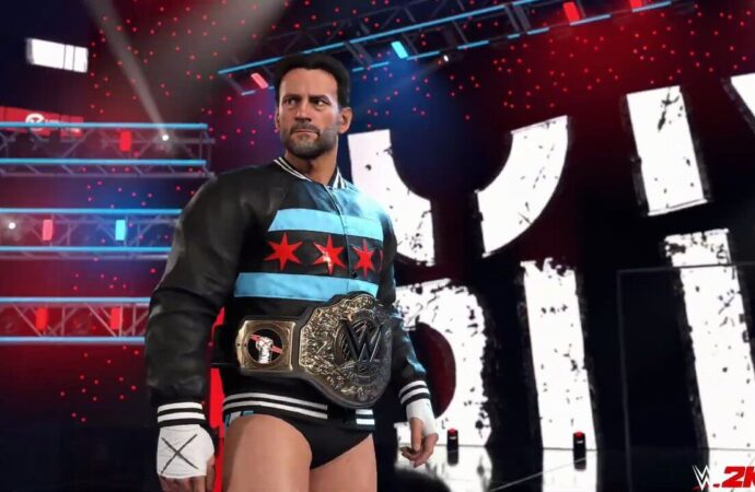 WWE 2K26 PONE A CM PUNK EN EL CENTRO DEL RING
