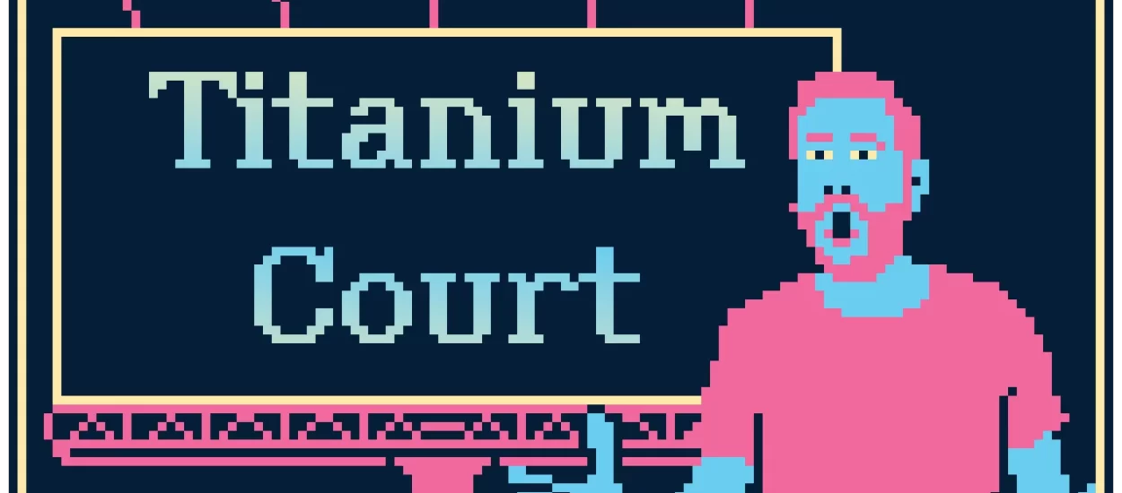 TITANIUM COURT, CHECA EL INDIE QUE COMBINA HUMOR SURREAL CON RPG TÁCTICO, ROGUELIKE Y TOWER DEFENSE