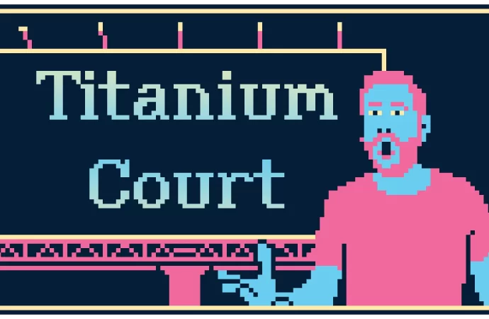 TITANIUM COURT, CHECA EL INDIE QUE COMBINA HUMOR SURREAL CON RPG TÁCTICO, ROGUELIKE Y TOWER DEFENSE