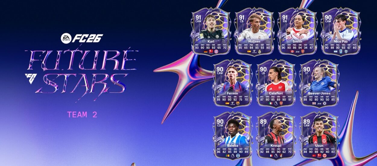 FUTURAS ESTRELLAS EQUIPO 2 LLEGA A EA SPORTS FC 26