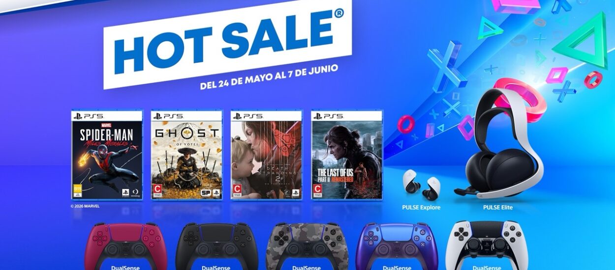 AQUÍ TE DEJAMOS LOS DESCUENTOS DE PLAYSTATION EN HOTSALE EN CONTROLES Y JUEGOS