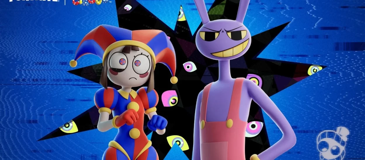 ¡TODO EL CAOS DEL CIRCO! POMPNI Y JAX ATERRIZAN EN FORTNITE ESTE 12 DE JUNIO