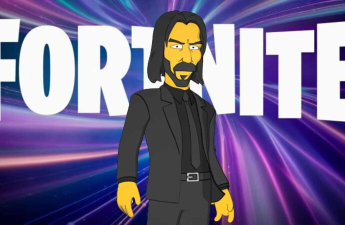 UNA SKIN DE JOHN WICK AL ESTILO SIMPSON LLEGARÁ A FORTNITE