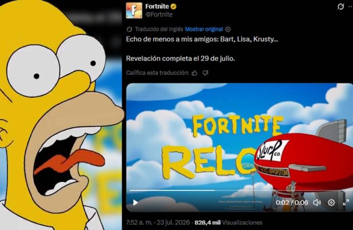 LOS SIMPSONS REGRESAN A FORTNITE CON UN NUEVO EVENTO