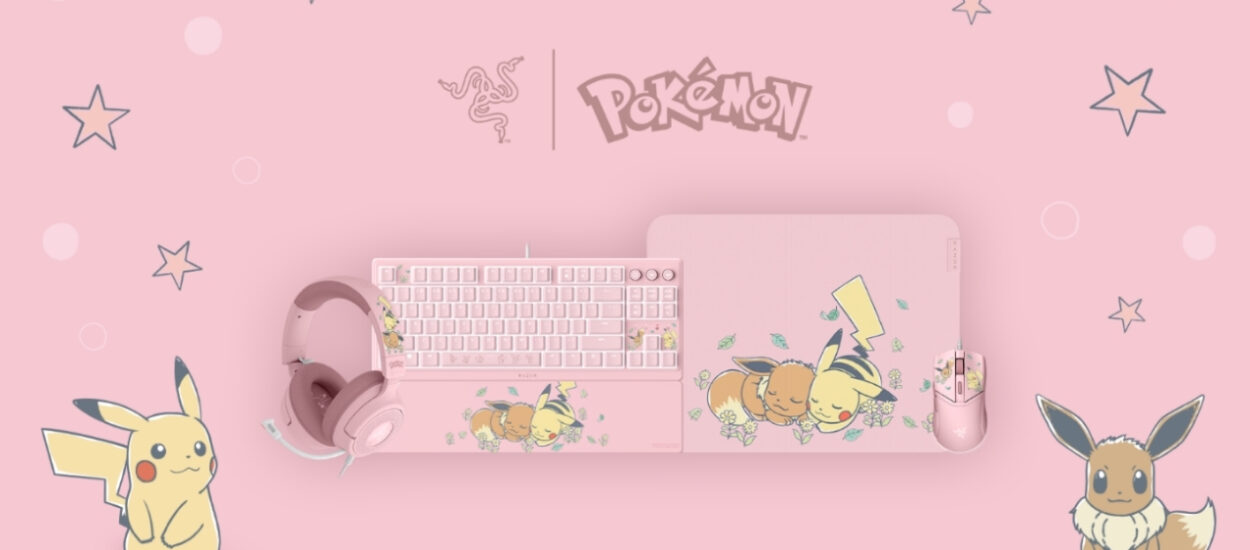 RAZER PRESENTA SU NUEVA COLECCIÓN DE PERIFÉRICOS INSPIRADA EN PIKACHU Y EEVEE