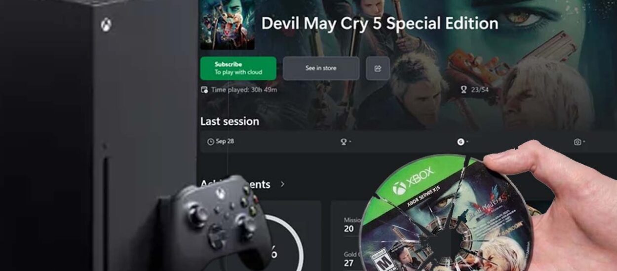 XBOX PREPARA UNA FUNCIÓN PARA CONVERTIR TUS JUEGOS FÍSICOS EN COPIAS DIGITALES