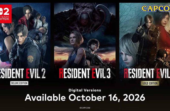 LOS REMAKES DE RESIDENT EVIL 2, 3 Y 4 LLEGAN A NINTENDO SWITCH 2