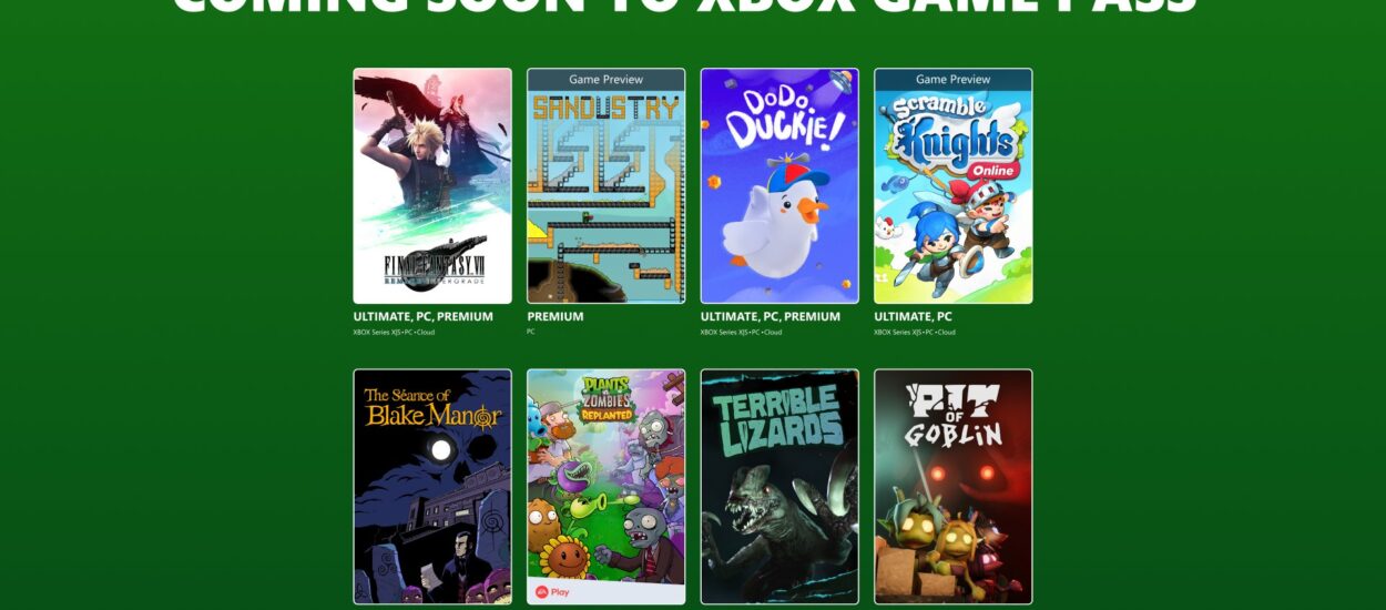 SE REVELAN LOS JUEGOS QUE LLEGAN A GAME PASS EN OCTUBRE