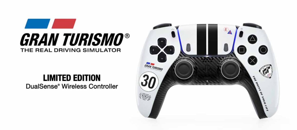 PLAYSTATION PRESENTA UN DUALSENSE DE EDICIÓN LIMITADA PARA CELEBRAR LOS 30 AÑOS DE GRAN TURISMO